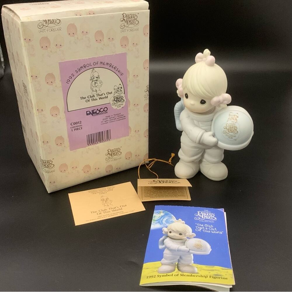 1991 Precious Moments Astronaut Figurine - Picture 7 of 13